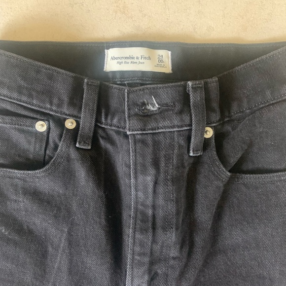 Abercrombie and fitch high rise mom jeans sz 24 - Picture 2 of 3
